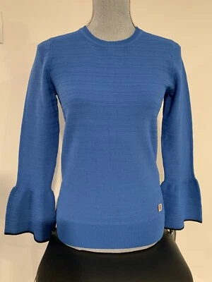 Tommy Hilfiger Mujer Suéter Azul Real Talla XS Foto 1 de 4