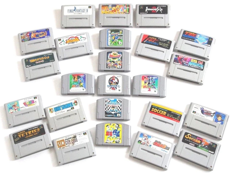 Nintendo 64 Super Famicom Games Pick & Choose N64 SFC SNES Japan JP - Image 1 of 1