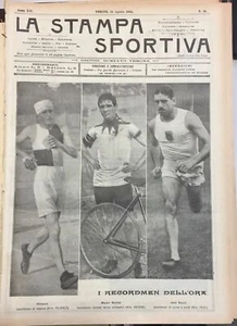 1913 LAGO D'ALBANO FIERAMOSCA CAMPIONATI FAENZA SUCAI MONTE BIANCO TAMBURELLO - Imagen 1 de 1