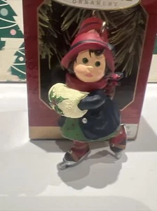 Vintage Sweet Skater Christmas Hallmark Keepsake Ornament New In Box - Picture 1 of 12
