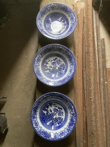 Alte Weidenpuddingschalen - Bild 1 von 2