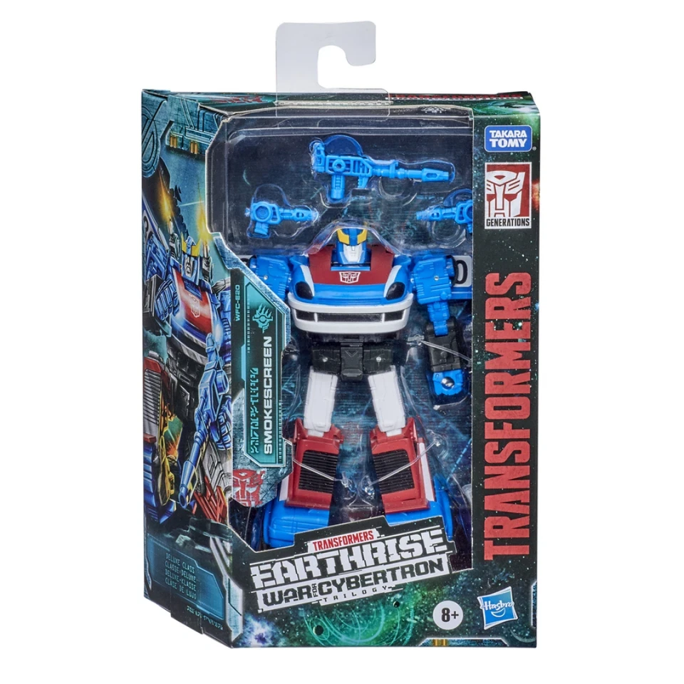 Transformers Toys Generations War for Cybertron: Earthrise Deluxe WFC-E20 Smokescreen 5.5" Action Figure - Multicolored