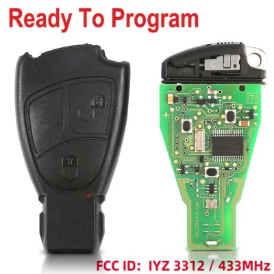 Replacement IYZ 3312 for MERCEDES BENZ C E S CLASS Smart Remote Key Fob 2button - Изображение 1 из 4