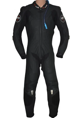 PANTHER Level 2 LEATHER Biker 1 Pc Suit with Stingray & Water Bottle Hump S-3XL - Image 1 of 4