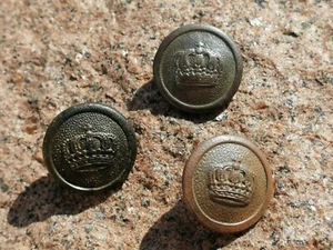 WW1 WWI 3xOriginal German Soldier Buttons (1608) - Picture 1 of 4