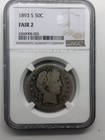 1893-S 50c NGC Fair-02- Key Date - Barber Half Dollar - Looks Almost AG-3! Rare*