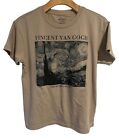 T-shirt manches courtes Mighty Fine Juniors beige moyen Vincent Van Gogh NEUF