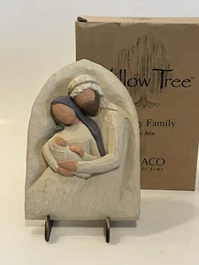 Willow Tree A Child Is Born The Holy Family Plaque Stand 2002 Susan Lordi w/Box - Picture 1 of 10