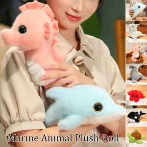 Kawaii Meerestiere Plüschtier Weich Stofftier Meeresschildkröte Puppe Niedlich Deko Geschenk. - Bild 1 von 19