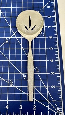 Community Silver Sands Tomato Slotted Server Silver Plated  - Image 1 of 4