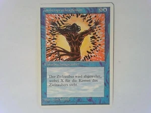 Zauberspruchexplosion Spell Blast German 4th- Magic the Gathering MTG Blue - Picture 1 of 2