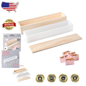 Creative DIY Silicone Soap Mold for 5 lb Loaves - Temperature Resistant and Safe - Picture 1 of 10