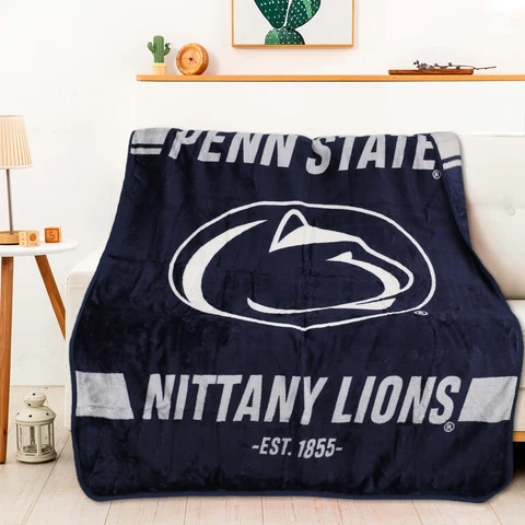 Northwest NCAA Penn State Nittany Lions Legion Raschel Throw, 50" x 60" Cover