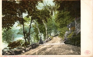 The River Road, Delaware Water Gap, PA Detroit Photographic Postcard Undivided - Picture 1 of 2