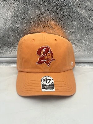 Tampa Bay Buccaneers NFL '47 Marca Retro Naranja Limpieza Sombrero Ajustable Foto 1 de 4