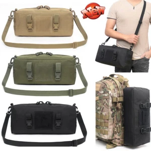Men's Multi-Purpose Molle Pouch Bag Large Capacity Waist Pack for Outdoor Hiking - Picture 1 of 15