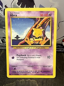 Pokemon TCG: Abra 43/102 (Unlimted Base Set) NM Condition - Bild 1 von 2