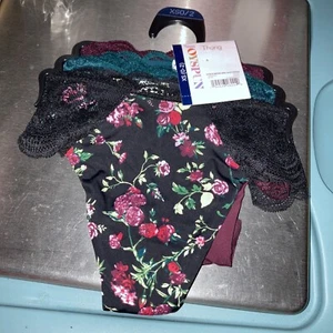 Joyspun Micro and  Lace Thongs Panties Size XS X-Small 0-2 Underwear - Picture 1 of 6