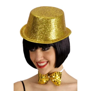 CILINDRO CON GLITTER ORO - Foto 1 di 1