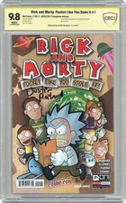 Rick and Morty Pocket Like You Stole It 1NYCC CBCS 9.8 SS Justin Roiland 2017