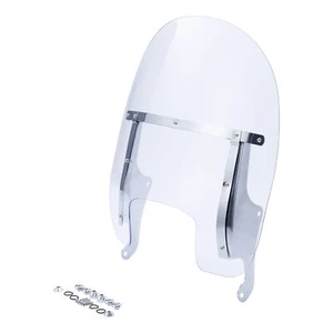 19" Front Windshield Fit For Harley Fat Boy FLFB FLFBS 2018-2023 2019 2020 2021 - Picture 1 of 11