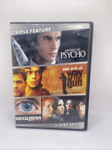 American Psycho /Way Of The Gun/ Requiem For A Dream (DVD,2008, 3-Disc Set) USED - Bild 1 von 8