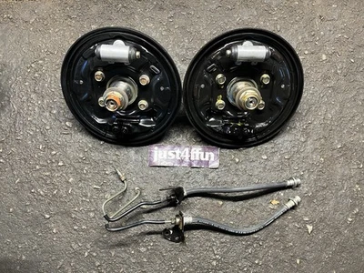 96-00 Honda Civic задний барабан задняя пластина комплект EK S04 L&R оригинальный DX LX CX HX - Изображение 1 из 4