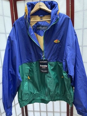 Swingster Newport Cigarettes Jacket Size XL Colorblock Windbreaker New With Tag - Image 1 of 4