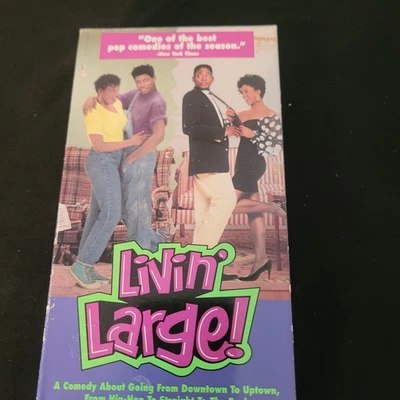 Livin' Large Hbo Video VHS Pop Comedy 1992 Dexter Hip Hop Top 90s Pop Culture - Image 1 of 4