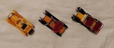 Lot of 3 Vintage Lesney Matchbox Automobile Models of Yesteryear No.7 Y4 & Y13 - Image 1 of 4