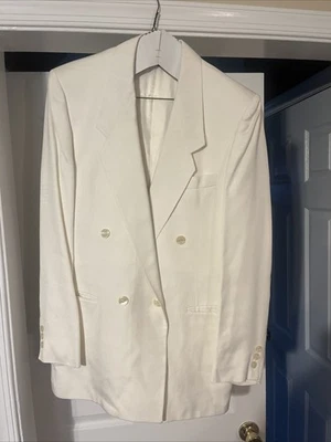 Chaqueta de cena vintage color crema doble botonadura Foto 1 de 4