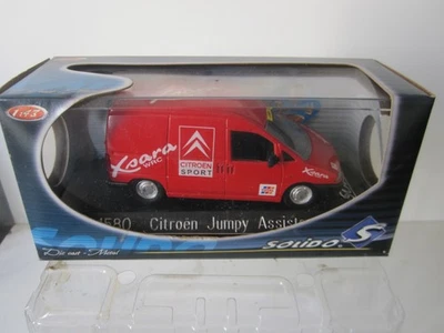 1/43 SOLIDO FOURGONNETTE CAMIONNETTE CITROËN JUMPY ASSISTANCE RALLYE XSARA WRC - Photo 1/4