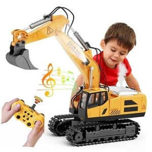 Remote Control Excavator, 12 Channel RC Excavator Construction Toys for Boy - Picture 1 of 7