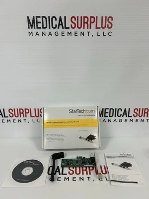 StarTech Network Card ST1000SPEXD3 Dual Port Network Adapter Card - Image 1 of 3