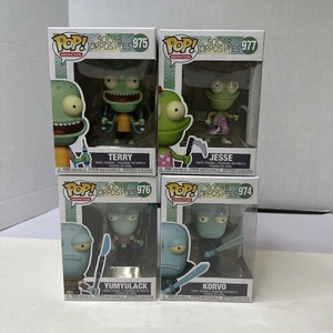 Solar Opposites Funko Pop Lote (4): Korvo 974 Terry 975 Yumyulack 976 Jesse 977 - Imagen 1 de 12