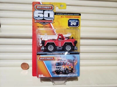 Matchbox 60 Anniversary 2012 CommEdn #10 AllTerrain Crane w Error #28 BLAZE BOX - Image 1 of 4