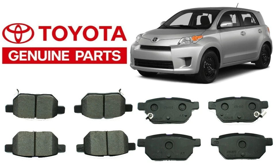 OEM Genuine Toyota Scion iM tC Prius Rear Brake Pads 04466-76012 - Image 1 of 1