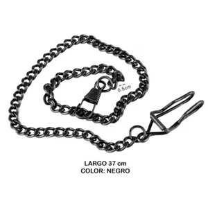 LEONTINA CADENA PARA RELOJES DE BOLSILLO, LLAVES, MONDEROS, CARTERAS NEGRAS - Imagen 1 de 1