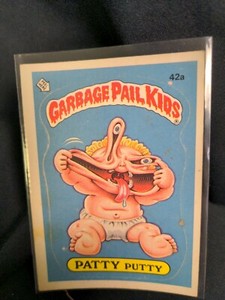1985 TOPPS GARBAGE PAIL KIDS OS2 SERIES 2 #42a PATTY PUTTY - FREE SH