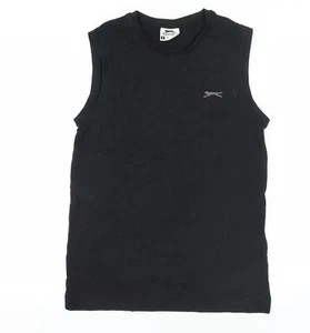 Slazenger Black Sleeveless T-Shirt S - Picture 1 of 12