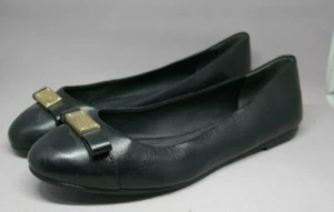 Bailarina plana de cuero negro MARC JACOBS talla 38 - Imagen 1 de 6