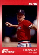 1990 Harrisburg Senators Star #21 John Wehner Pittsburgh Pennsylvania PA Card