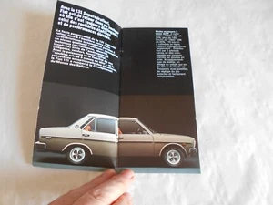 Vintage Genuine Fiat 131 Supermirafiori French sales brochure Small type 1978 - Picture 1 of 4