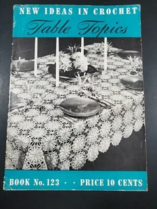 DE COLECCIÓN 1938 NUEVAS IDEAS EN MESA DE GANCHILLO TEMAS PATRÓN FOLLETO ENVÍO GRATUITO - Imagen 1 de 2