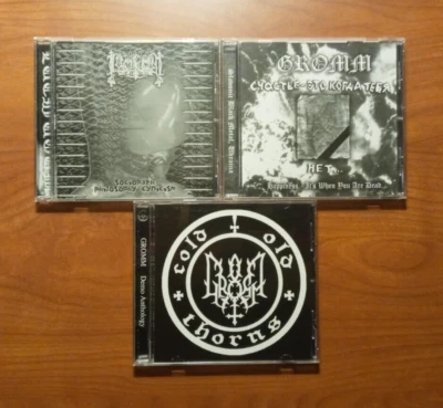 Lucifugum / Gromm 3 CD Lot Nokturnal Mortum Koca Abigor Corpus Christii Dub Buk — 第 1/3 张图片