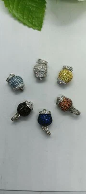 CIONDOLO CAMPANA ARGENTO RODIATO CAPRI STYLE ZIRCONI MIS SMALL MM 10X13  EXPLOIT - Immagine 1 di 4