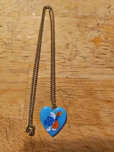 Vintage Smurf NECKLACE KIDS80s Kid (S) - Picture 1 of 2