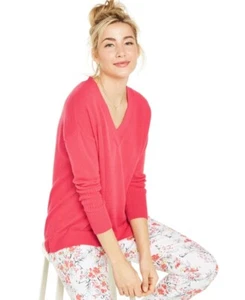 NEU CHARTERS CLUB ROSA OVERSIZE KASCHMIR PULLOVER GRÖSSE S 179 $ - Bild 1 von 3