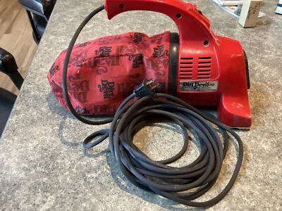 Royal Dirt Devil Model 08100 Vacuum Hand Vac 20' Cord Red Tested Works - Image 1 of 4