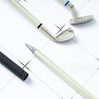 Luxury Golf Gift Ballpoint Pens Set Desktop Mini Golf Green Metal Pen Suppli JFD